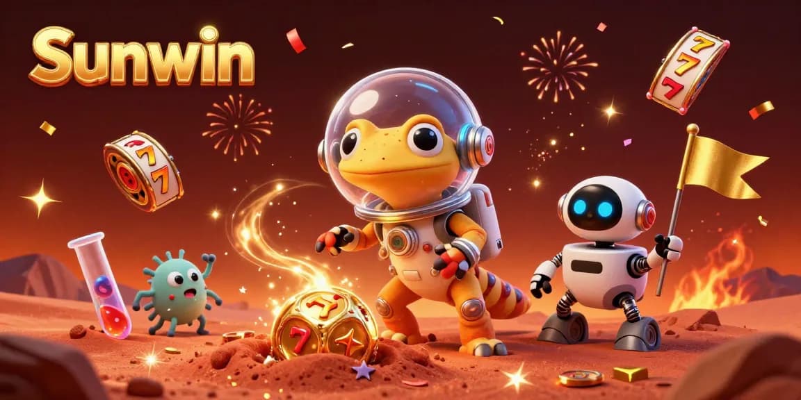 Experience winning moments at Sunwin with the Martian gecko discovering an epic casino adventure.