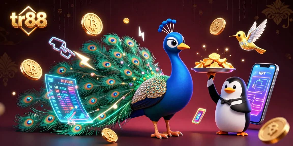 Engage in thrilling gameplay at tr88 with vibrant casino elements and characters.