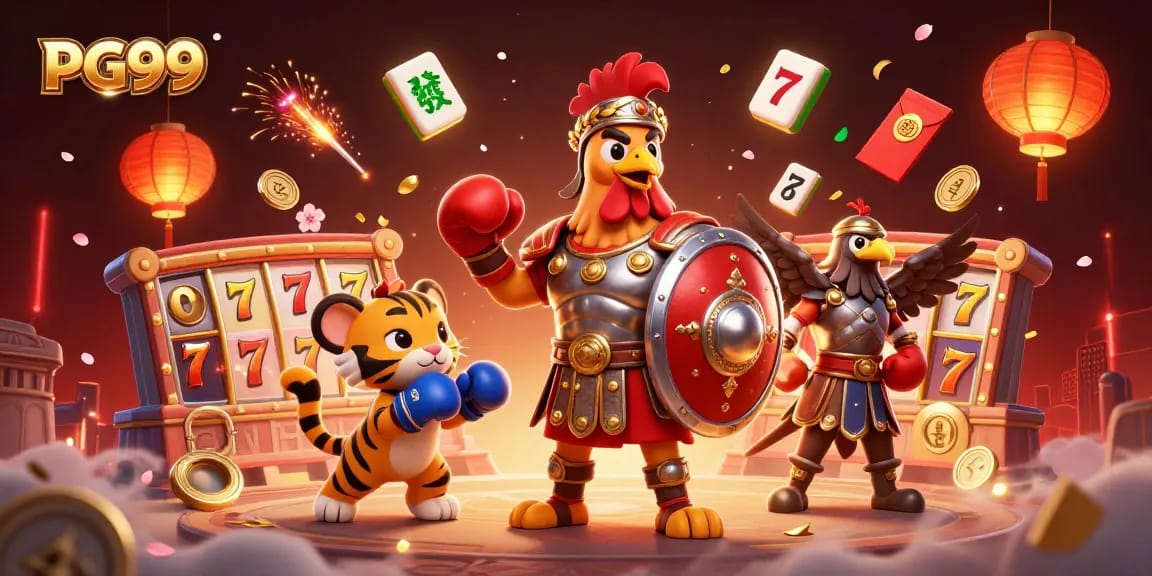 Experience the excitement of PG99 with dynamic slot games and vibrant casino elements.