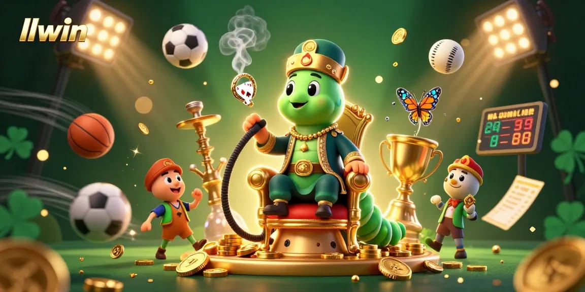 Experience thrilling gameplay at llwin with a captivating scene of sports and casino elements.