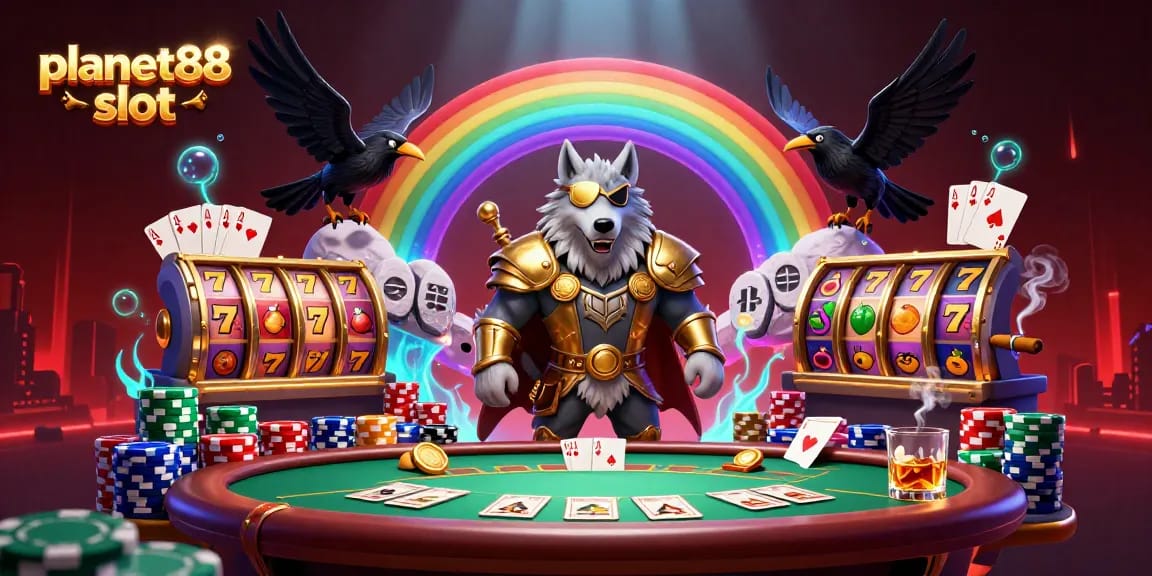 Engage with thrilling planet88 slot action featuring vibrant characters and casino elements.