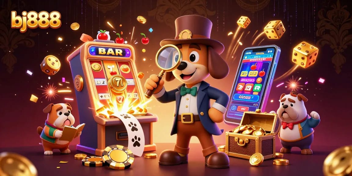 Bj888 offers engaging casino games with dynamic action, featuring colorful elements and vibrant characters.