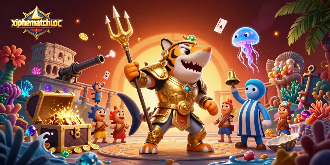 Experience thrilling gameplay with xiphematchuoc in an underwater casino showdown.