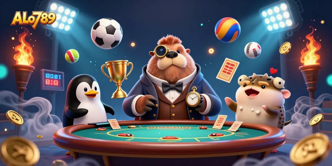 Experience thrilling action at ALo789's casino, featuring unique underwater poker gameplay.