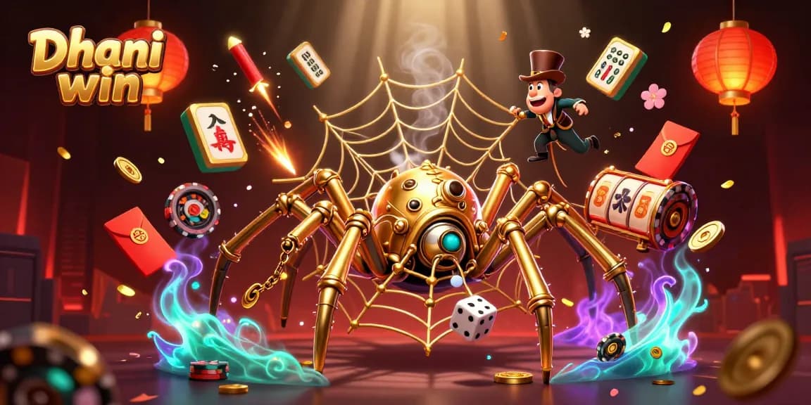 Dive into Dhani win's colorful world of slots, featuring vibrant characters and gleaming rewards.
