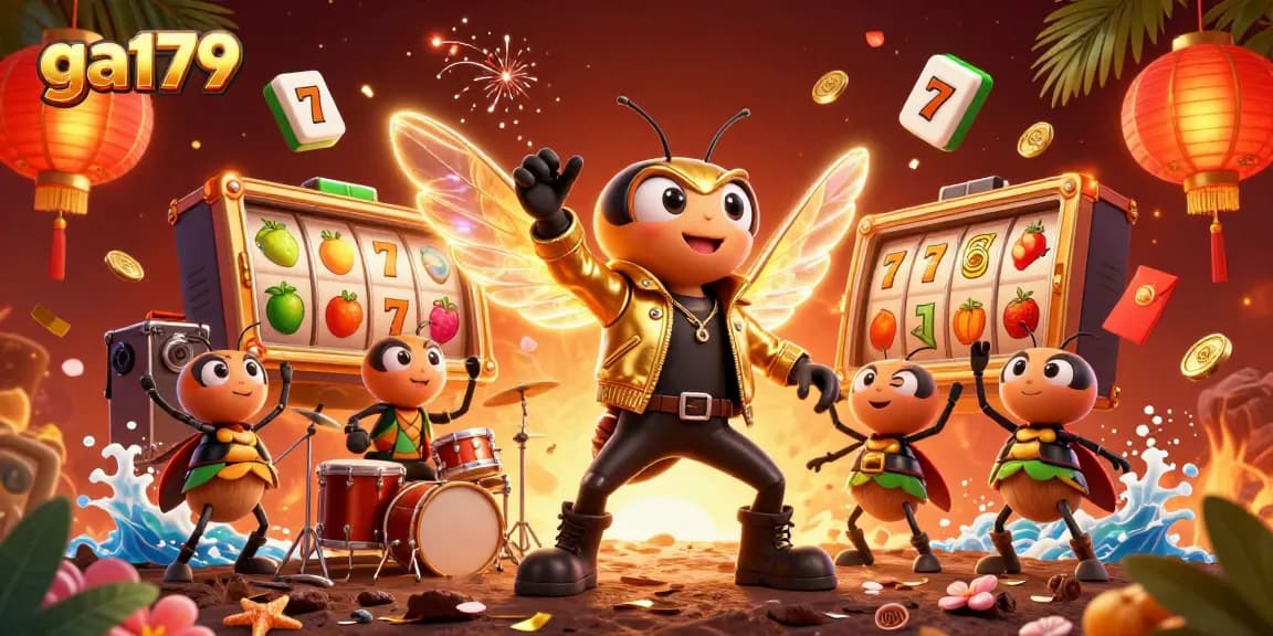 Engage in ga179 slot games with vibrant 3D characters and dynamic casino elements
