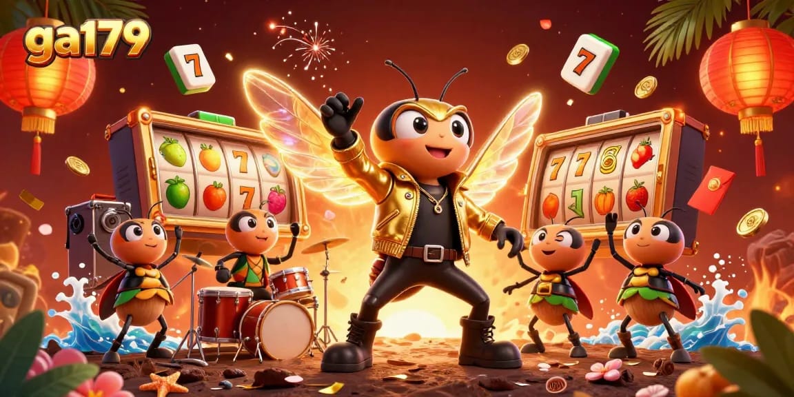 Engage in ga179 slot games with vibrant 3D characters and dynamic casino elements