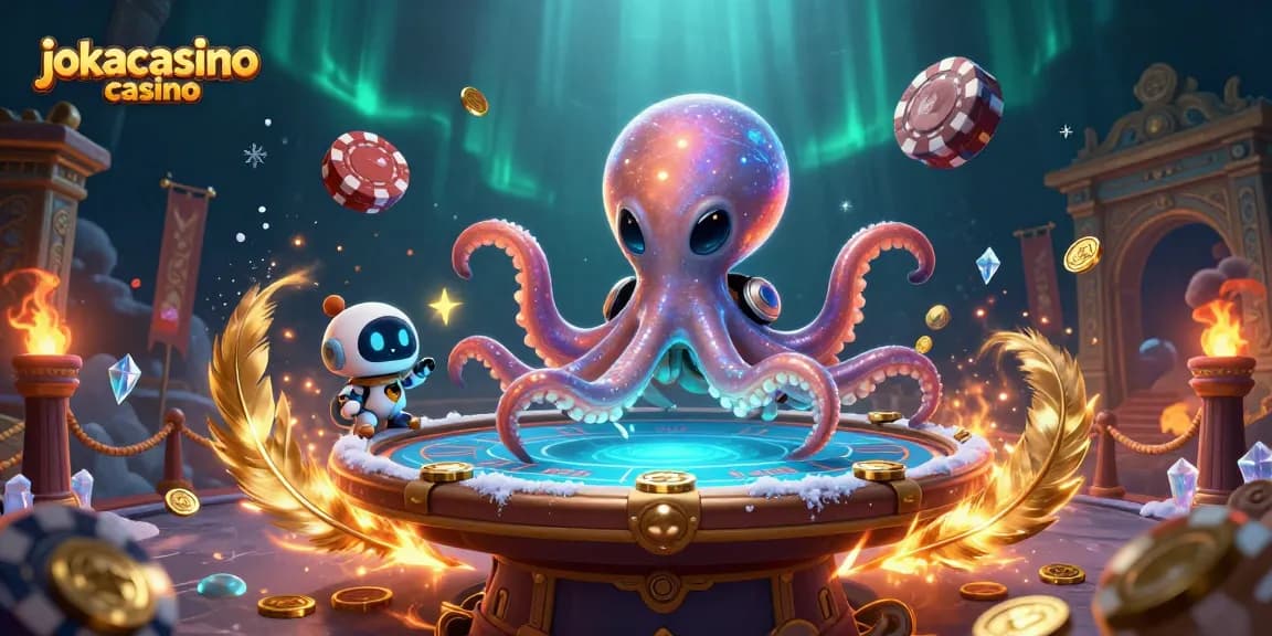 Experience the excitement of jokacasino casino with a vibrant 3D alien poker scene that thrills!
