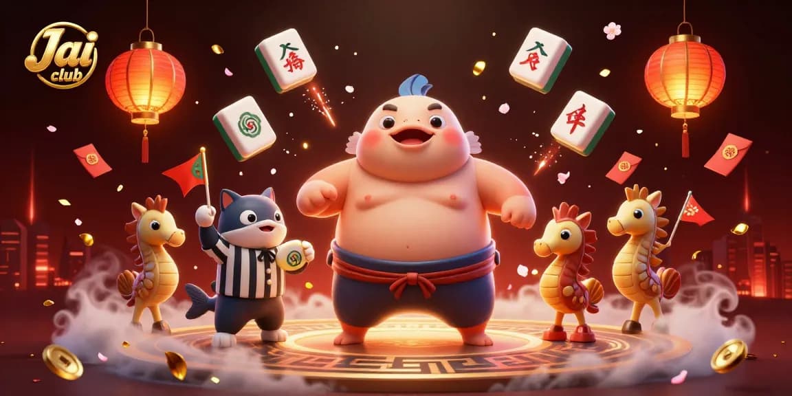 Experience the thrill of Jai club gaming with unique characters in a vibrant casino scene.