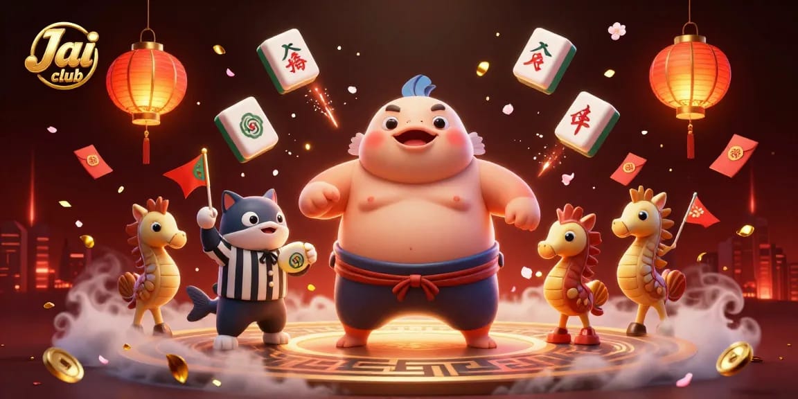 Experience the thrill of Jai club gaming with unique characters in a vibrant casino scene.