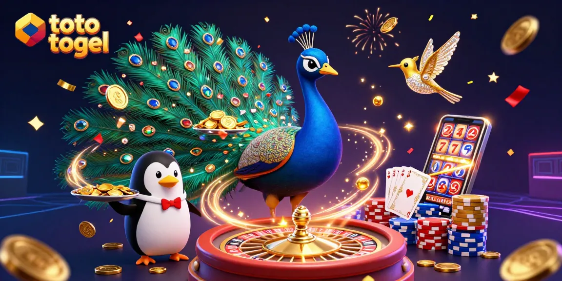 Experience the thrill of toto togel with vibrant characters and dynamic casino elements.