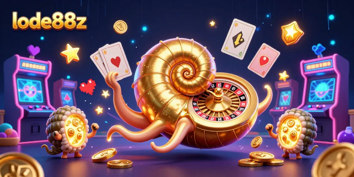 Experience thrilling wins with lode88z, featuring dynamic casino elements in vibrant 3D artistry.