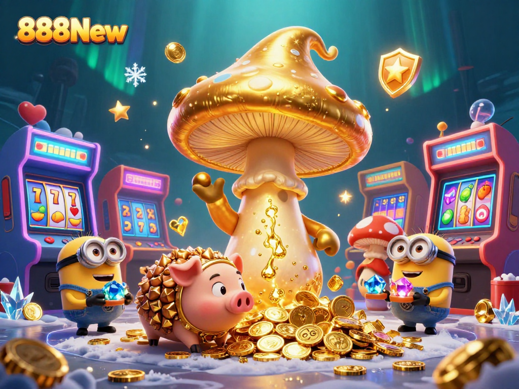 Play exciting games at 888New casino featuring magical characters and gold treasures.