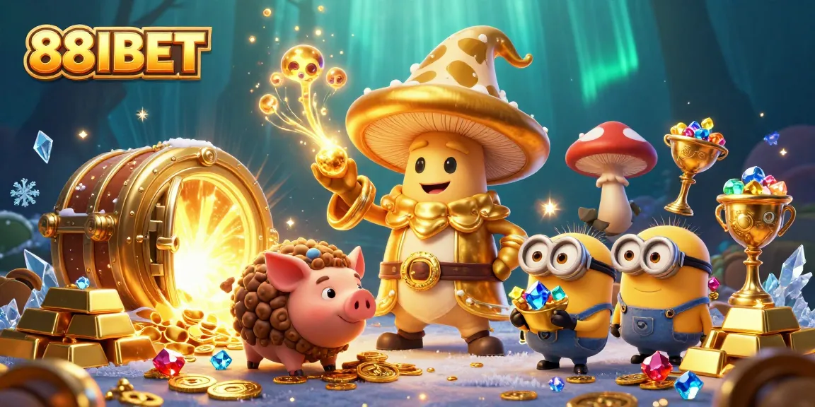 Win big with 88IBET in this dazzling 3D casino adventure filled with treasure and magic.