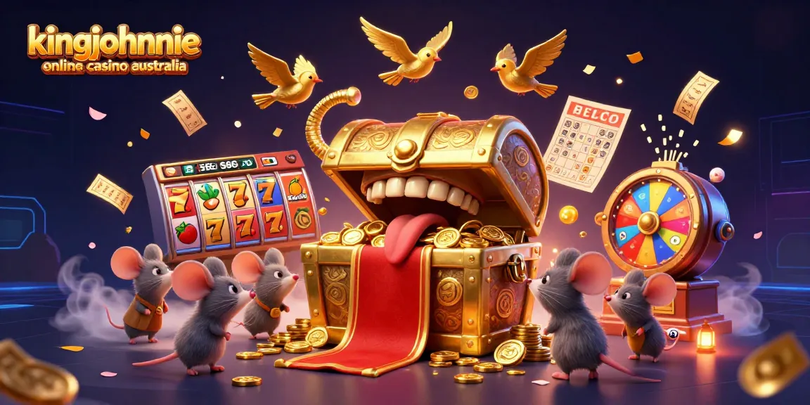 Experience excitement at kingjohnnie online casino australia with vibrant visualization of rewards and gameplay.