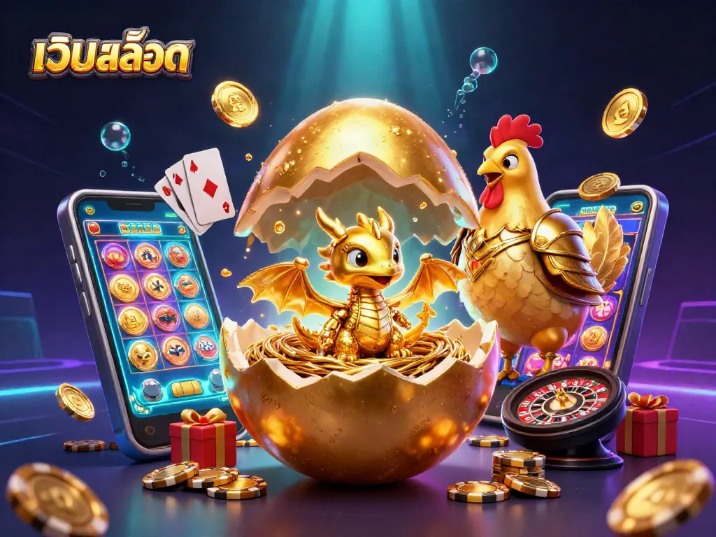 เล่นเว็บสล็อต ตื่นเต้นกับมังกรทองและการ์ดพิเศษในโลกเกมสล็อต