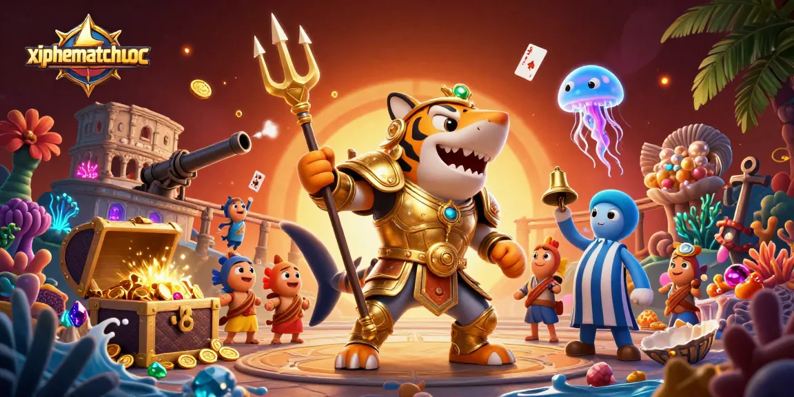 Experience thrilling gameplay with xiphematchuoc in an underwater casino showdown.
