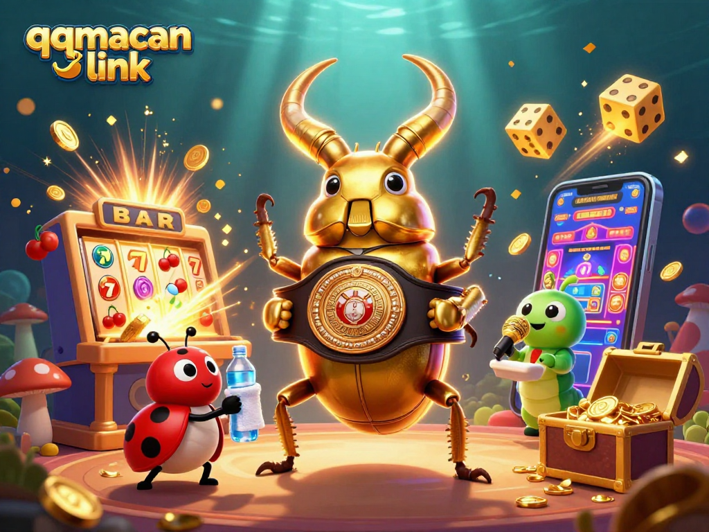 Embrace thrilling victories with the qqmacan link amidst a vibrant casino adventure