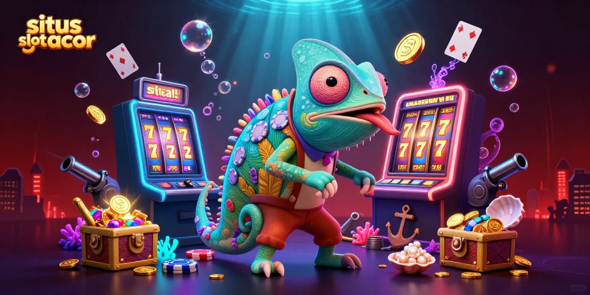 Menangkan jackpot di situs slot gacor dengan chameleon kasino yang mengawasi permainan slot yang memukau.