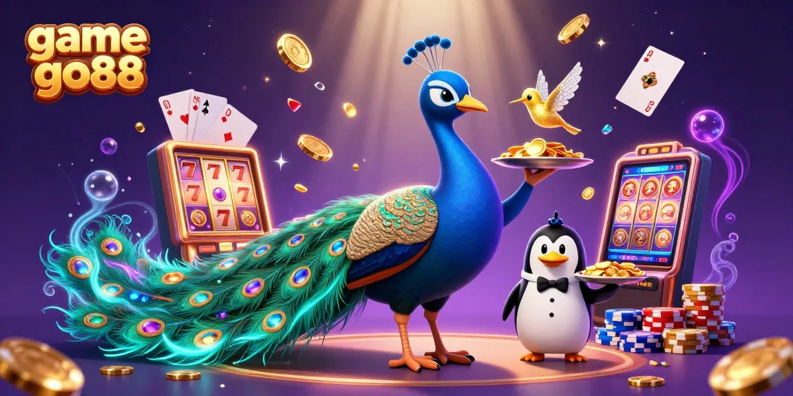 Play exciting games at game go88 with rich slots, vibrant characters, and casino elements.