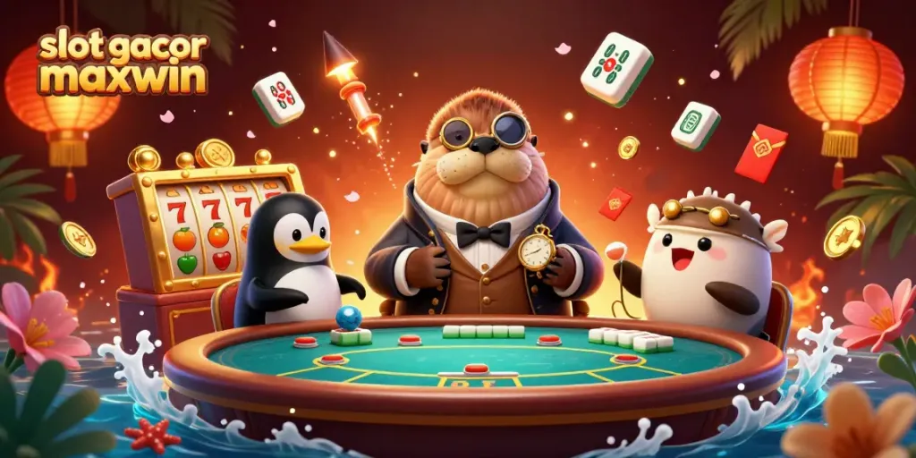 Menghadapi peluang menang dengan slot gacor maxwin dari meja poker yang penuh warna.
