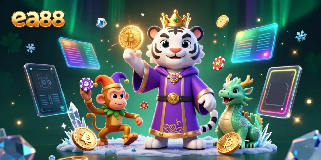 ea88 tham gia thú vị qua những nhân vật 3D độc đáo trong game casino