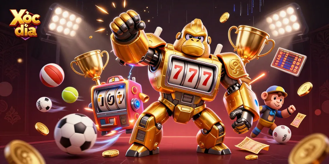Xóc đĩa gameplay engaging with dynamic sports elements and golden prizes.