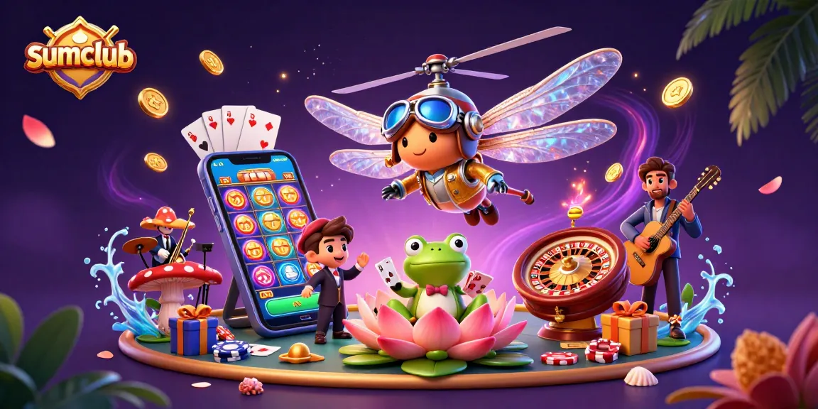 Experience exciting wins with Sumclub's vibrant casino games and thrilling characters in action.