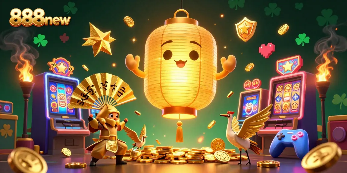 Experience the excitement at 888new casino with vibrant characters and dynamic gaming elements.