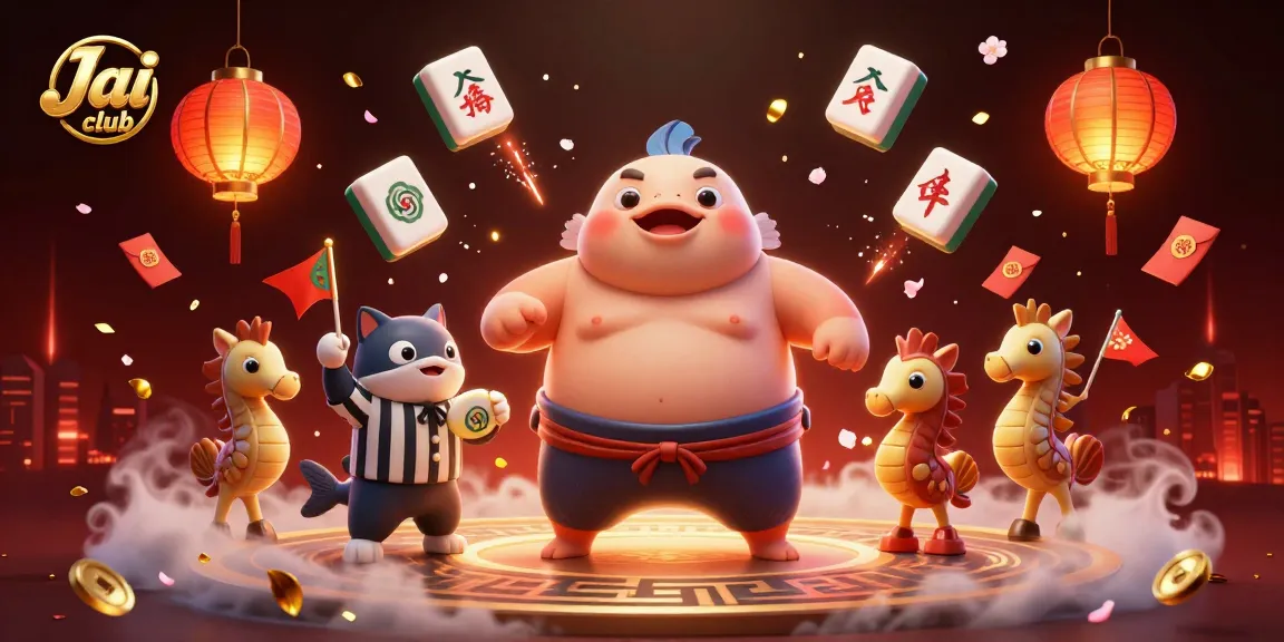 Experience the thrill of Jai club gaming with unique characters in a vibrant casino scene.