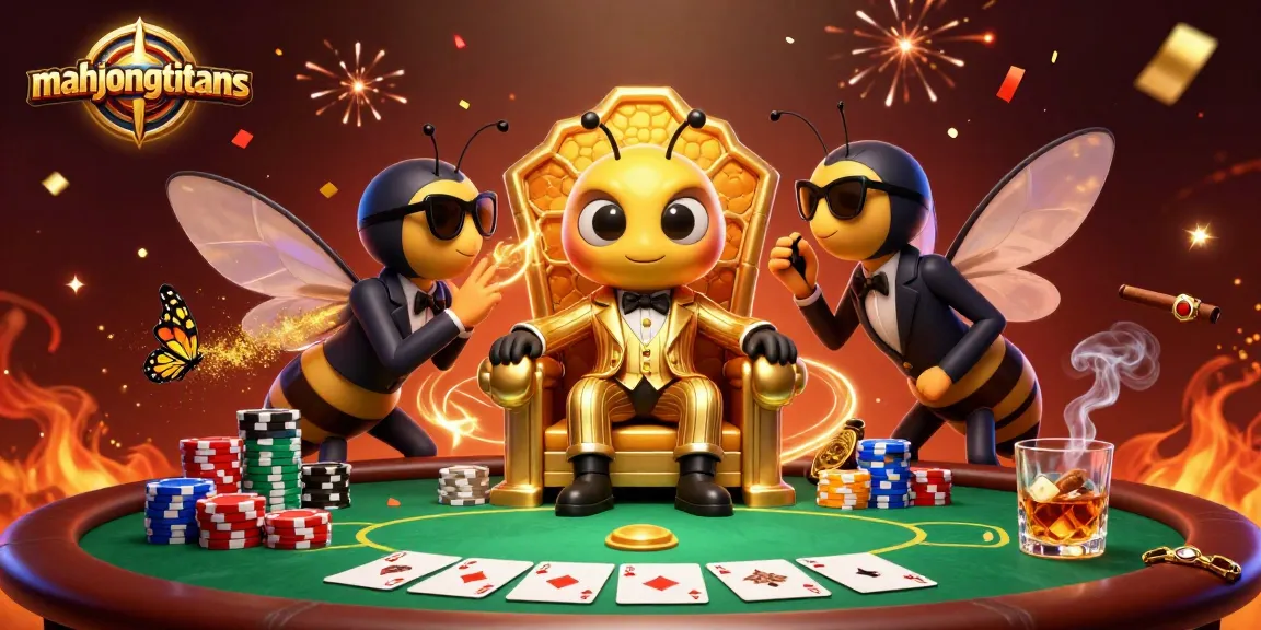 Experience mahjongtitans in an exciting casino setting featuring dynamic poker elements and vibrant characters.