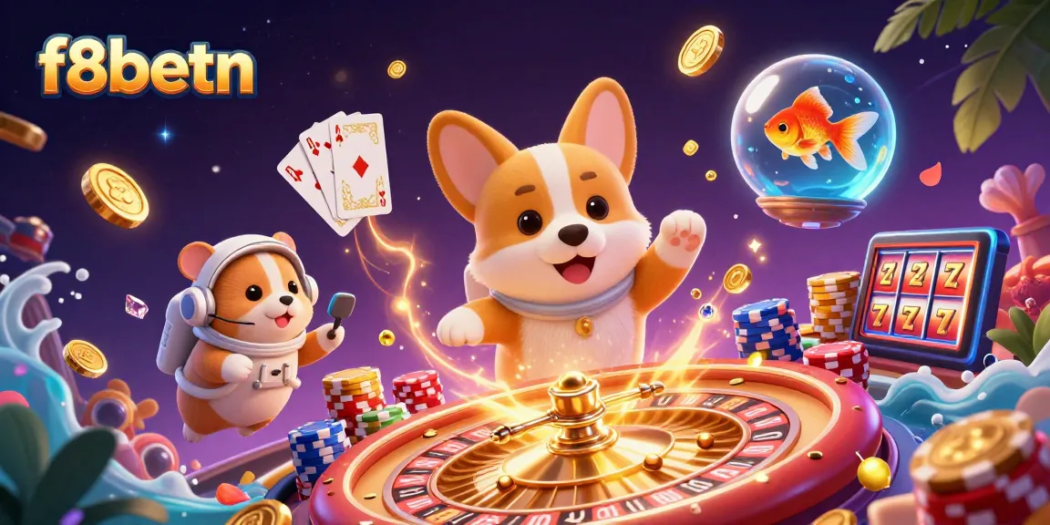 Experience thrilling moments with f8betn as cartoon characters engage in casino fun!