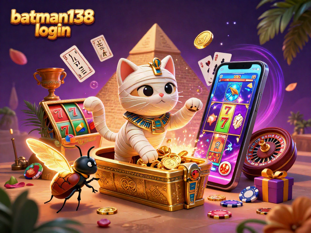 Join the action with batman138 login, discovering vibrant slots and lively gaming features in a dynamic casino scene.