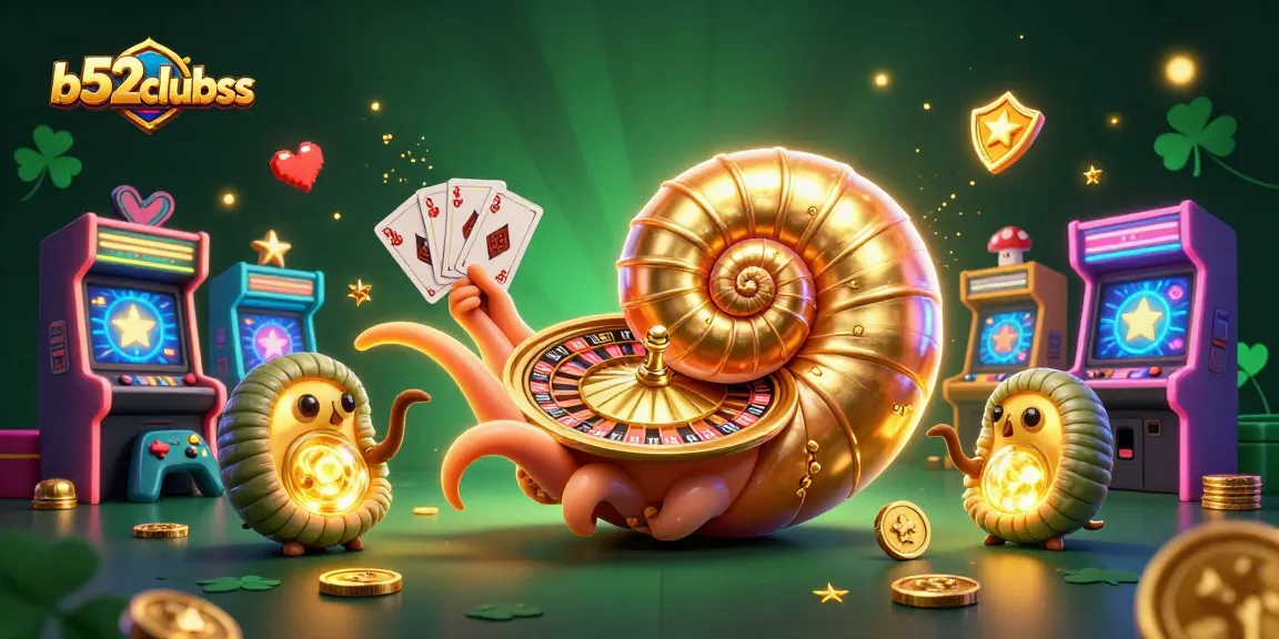 Bets come alive in b52clubss with vibrant games and a giant nautilus as a roulette wheel.